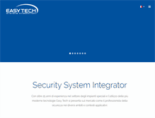 Tablet Screenshot of easytech-srl.com
